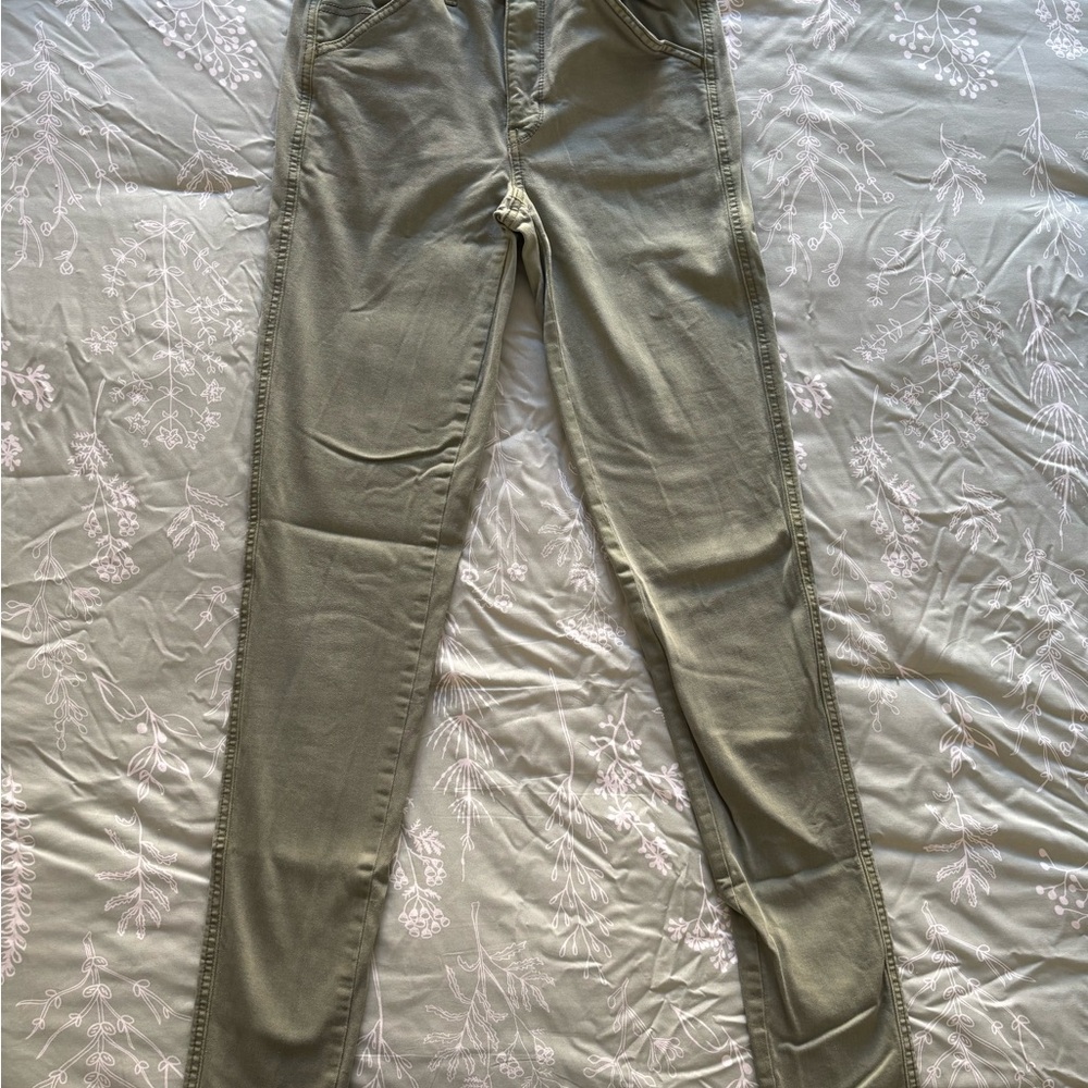 Olive Green Skinny Jeans